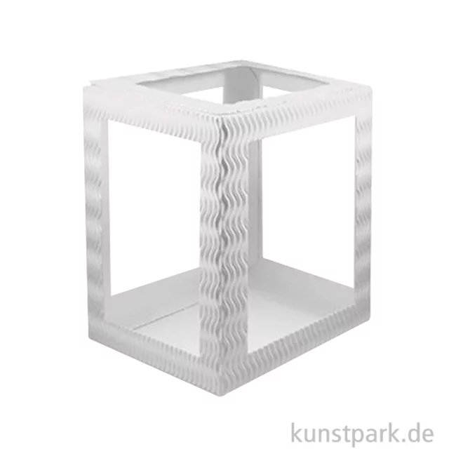 Artikelbild 1 des Artikels “Laternenrohling mit Folien + Zubehör, Weiß “