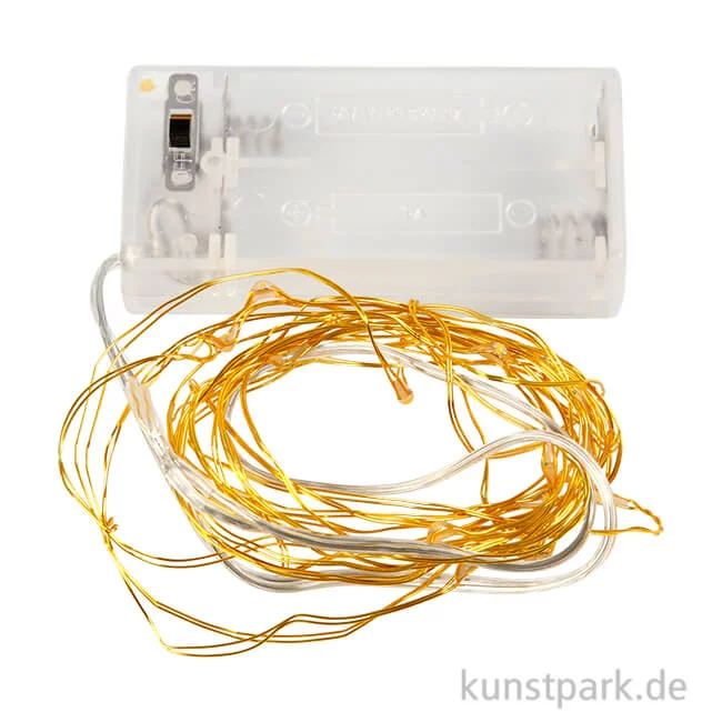 Artikelbild 1 des Artikels “LED-Lichterkette Gold, Länge 3,15 m “