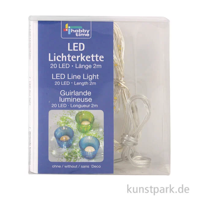 Artikelbild 1 des Artikels “LED-Lichterkette mit 20 Lampen, 2 Meter “