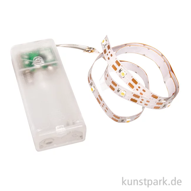 Artikelbild 1 des Artikels “LED Lichterstreifen, Lichtgelb, 55 cm mit 16 LEDs, 6 mm “