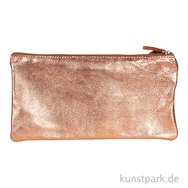 Artikelbild 1 des Artikels “Leder-Etui Metallic - Flach, Kupfer “