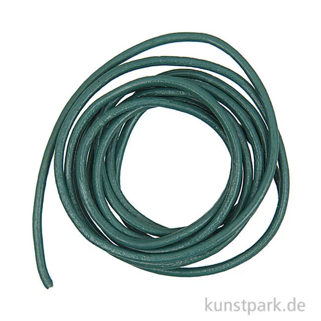 Artikelbild 1 des Artikels “Lederband - Petrol, 2mm x 1m “