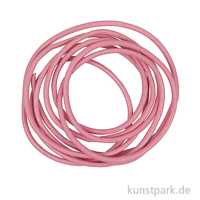 Artikelbild 1 des Artikels “Lederband - Pink, 2mm x 1m “