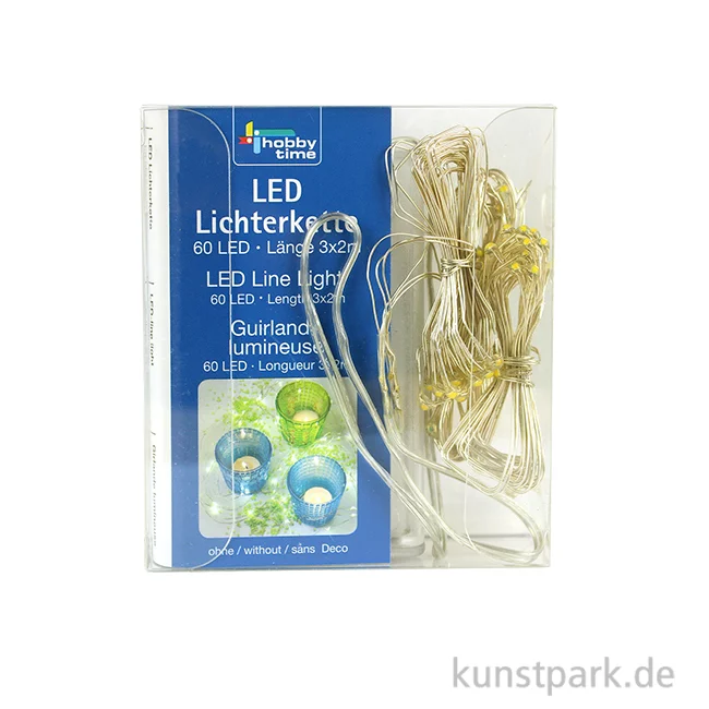 Artikelbild 1 des Artikels “LED-Lichterkette mit 60 Lampen, 3x2 Meter “