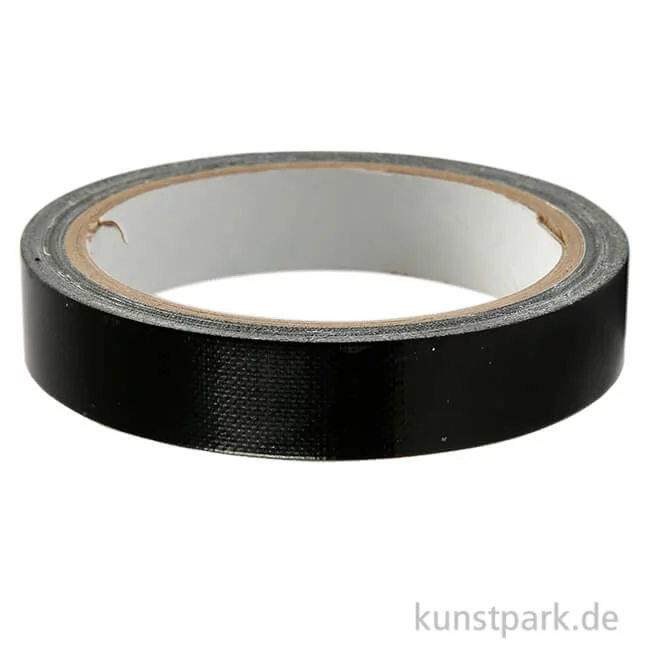 Artikelbild 1 des Artikels “Gewebeklebeband mit guter Handreißbarkeit - Schwarz, Länge 25 m 19 mm“