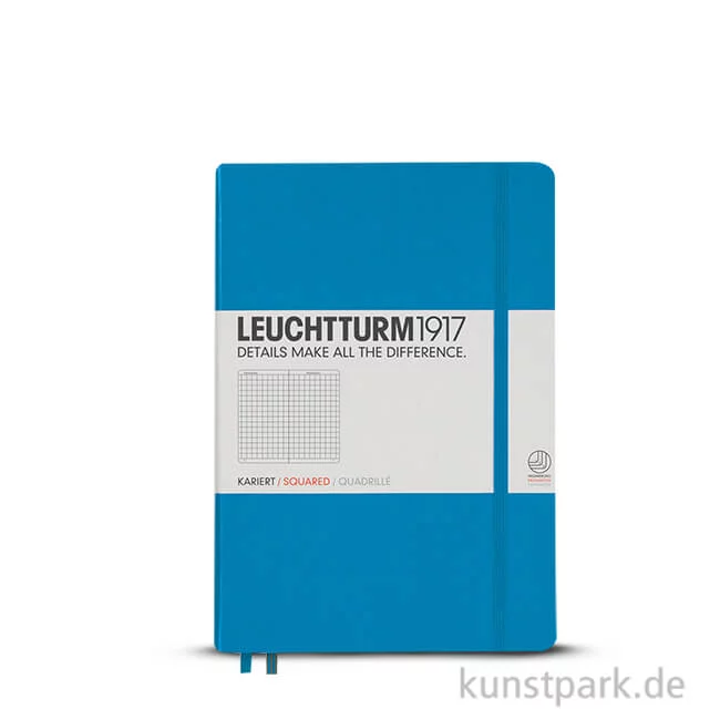 Artikelbild 1 des Artikels “Leuchtturm Notizbuch Hardcover - Azur - Kariert “