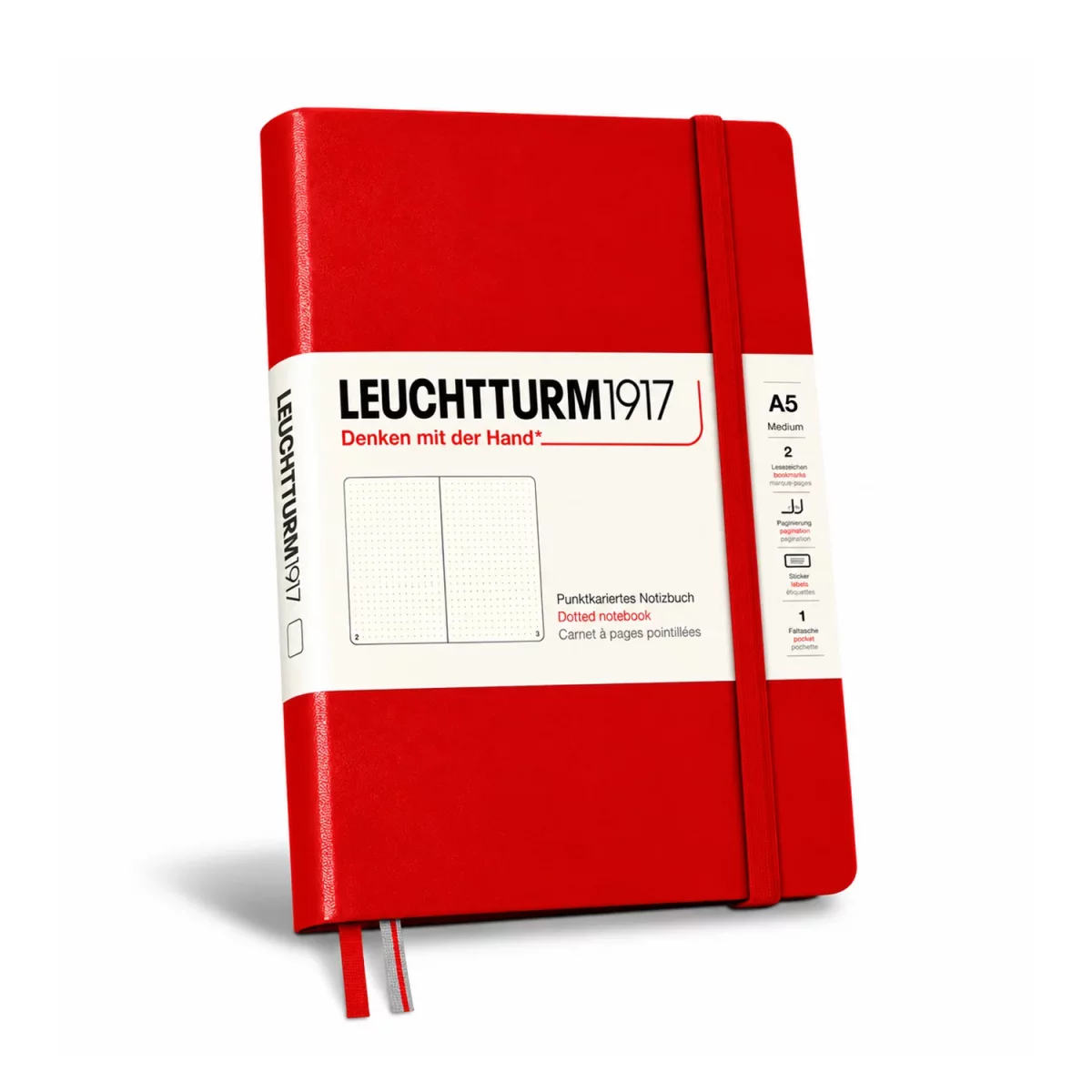 Artikelbild 1 des Artikels “Leuchtturm Notizbuch Hardcover - Cherry, DIN A5, Dotted “
