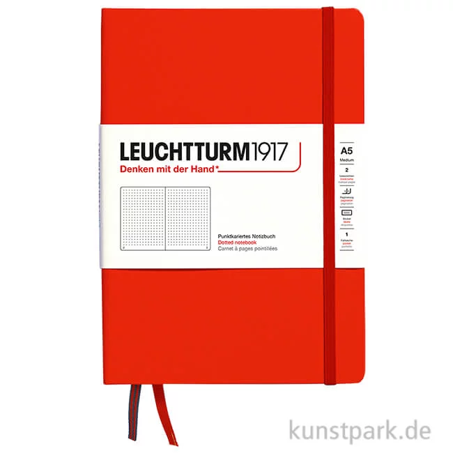 Artikelbild 1 des Artikels “Leuchtturm Notizbuch Hardcover - Fox Red, DIN A5, Dotted “