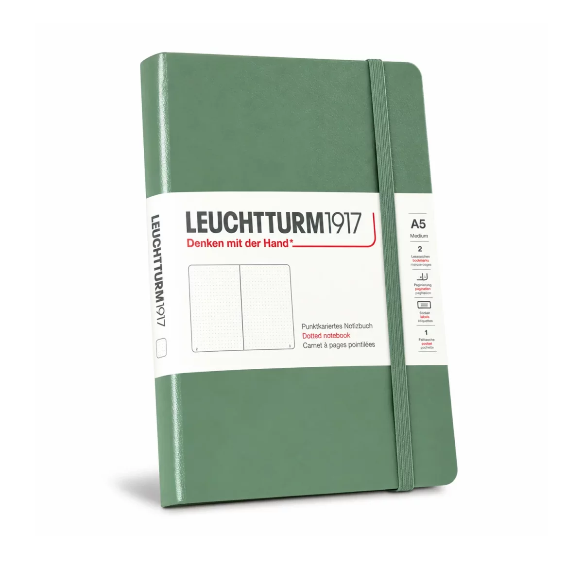 Artikelbild 1 des Artikels “Leuchtturm Notizbuch Hardcover - Olive, DIN A5, Blanko “