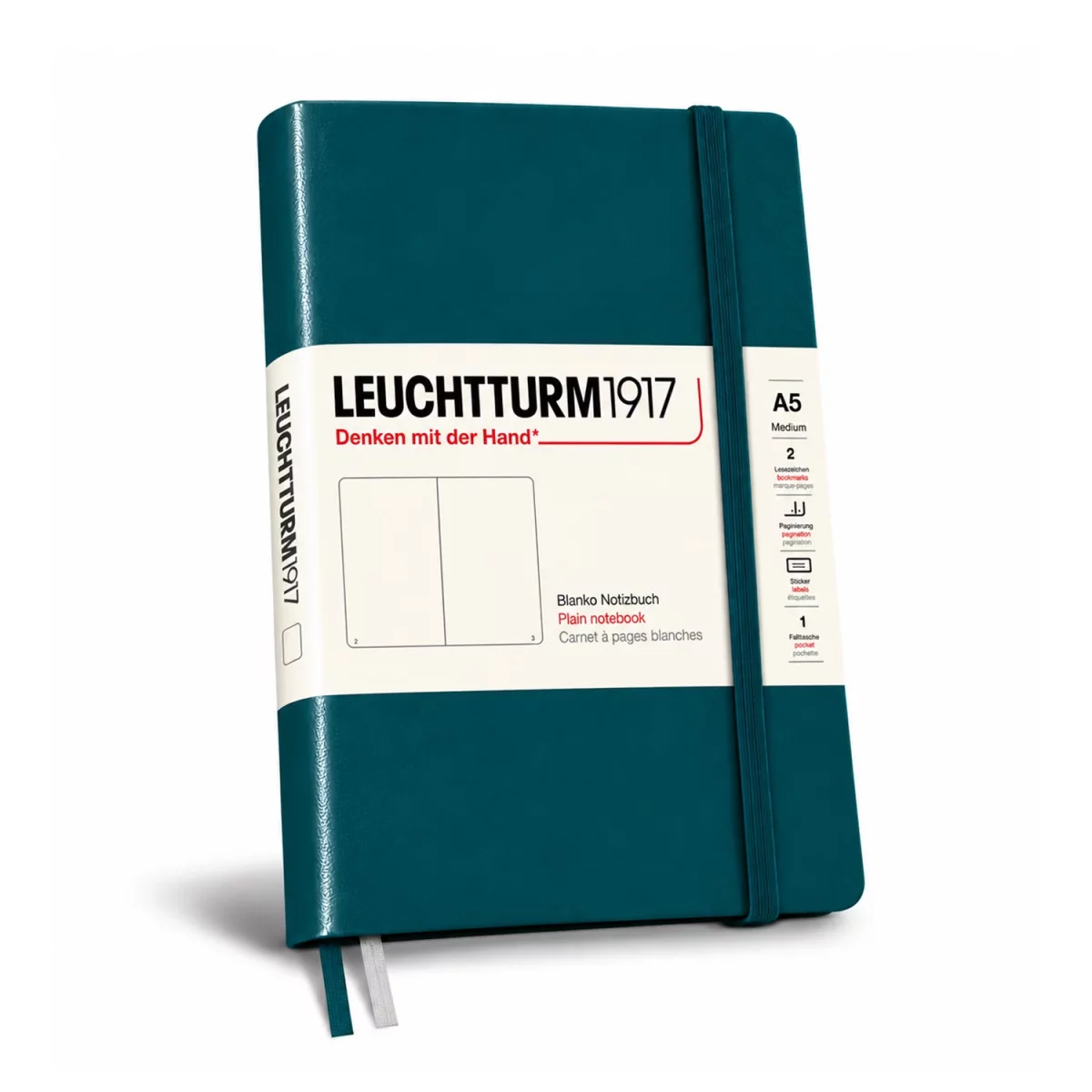Artikelbild 1 des Artikels “Leuchtturm Notizbuch Hardcover - Pacific Green, DIN A5, Blanko “