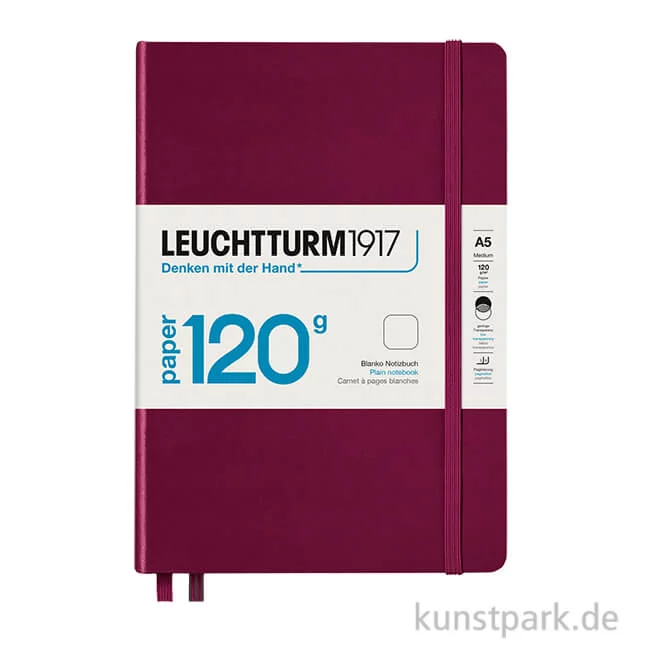 Artikelbild 1 des Artikels “Leuchtturm Notizbuch Hardcover - Port Red, 120g Edition, A5, Blanko “