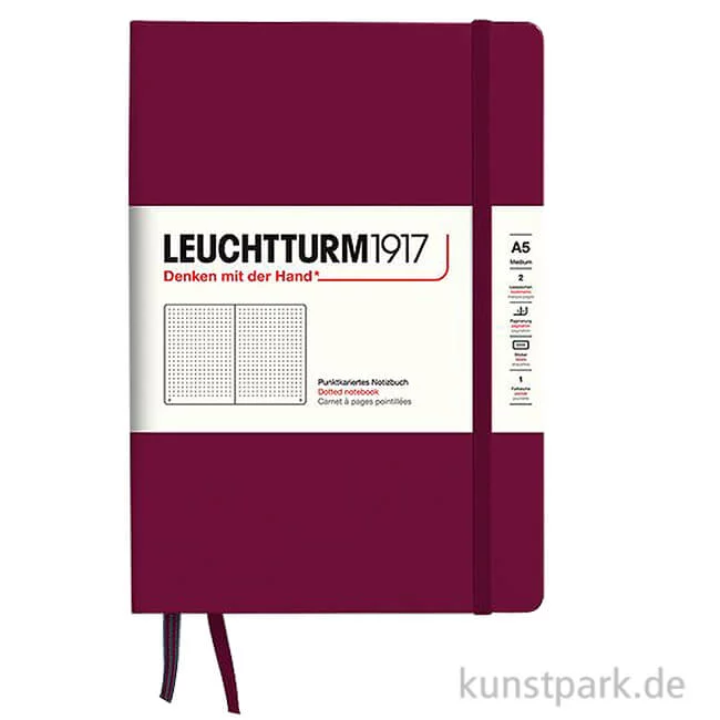 Artikelbild 1 des Artikels “Leuchtturm Notizbuch Hardcover - Port Red, DIN A5, Dotted “