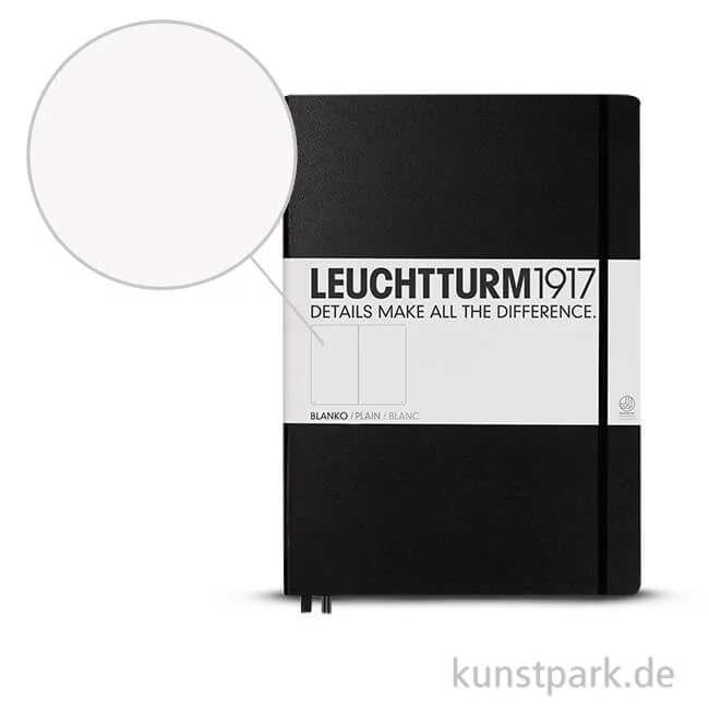 Artikelbild 1 des Artikels “Leuchtturm Notizbuch Hardcover - Schwarz - Blanko “
