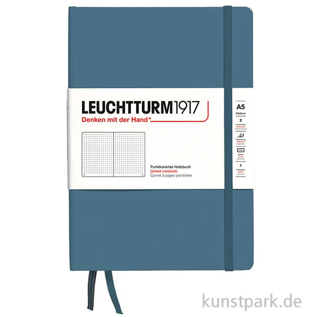 Artikelbild 1 des Artikels “Leuchtturm Notizbuch Hardcover - Stone Blue, DIN A5, Dotted “