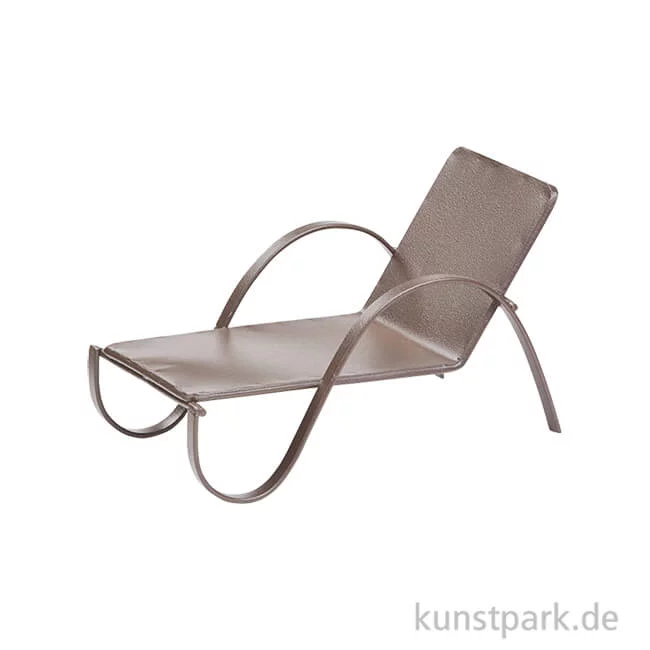 Artikelbild 1 des Artikels “Mini Liege aus Metall, 11 cm Braun“