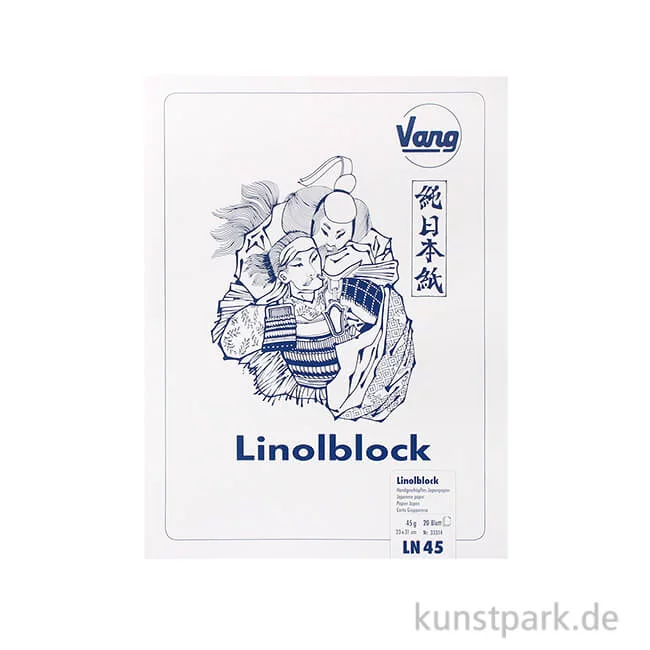 Artikelbild 1 des Artikels “Vang Linolblock - Japanpapier, 20 Blatt, 45g 23 x 31 cm“