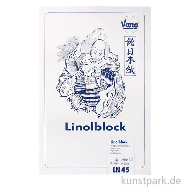 Artikelbild 1 des Artikels “Vang Linolblock - Japanpapier, 20 Blatt, 45g 31 x 46 cm“