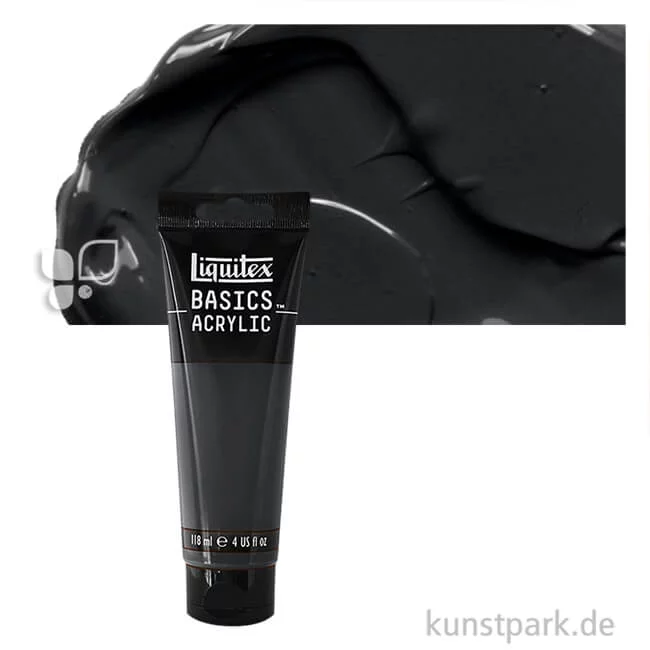 Artikelbild 1 des Artikels “Liquitex BASIC Acrylfarben 118 ml Tube | 244 Elfenbeinschwarz“