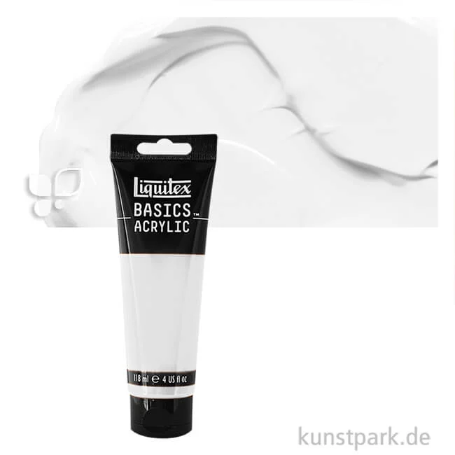 Artikelbild 1 des Artikels “Liquitex BASIC Acrylfarben 118 ml Tube | 432 Titanweiß“
