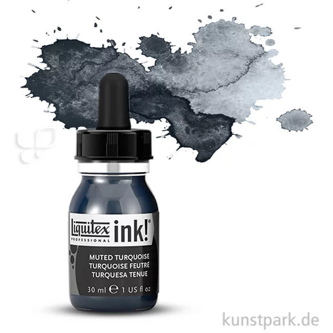 Artikelbild 1 des Artikels “Liquitex Professional ACRYLIC INK 30 ml Einzelfarbe | Gedämpftes Türkis“