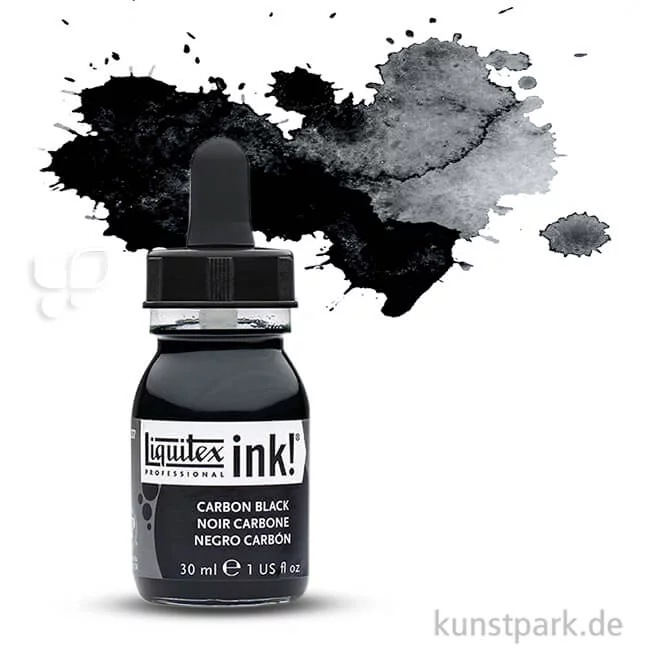 Artikelbild 1 des Artikels “Liquitex Professional ACRYLIC INK 30 ml Einzelfarbe | Karbonschwarz“