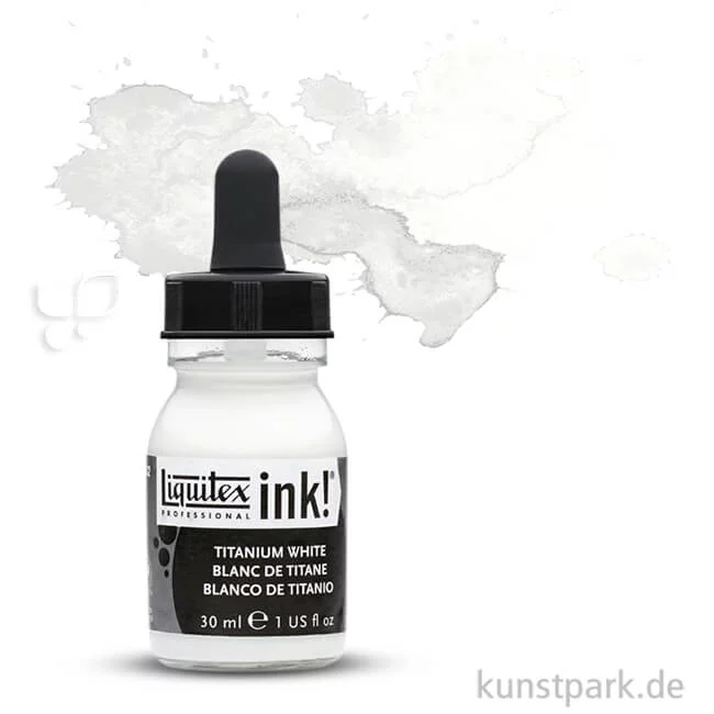 Artikelbild 1 des Artikels “Liquitex Professional ACRYLIC INK 30 ml Einzelfarbe | Titanweiß“