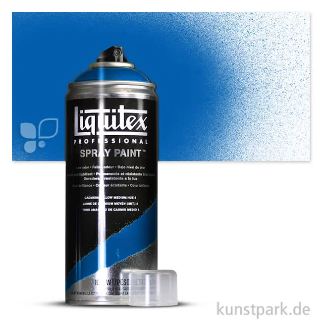 Artikelbild 1 des Artikels “Liquitex Spray Paint - Farbspray 400 ml Einzelfarbe | 0316 Phthaloblau Grünton“