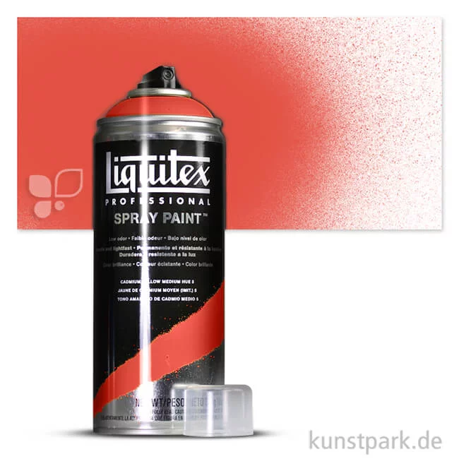Artikelbild 1 des Artikels “Liquitex Spray Paint - Farbspray 400 ml Einzelfarbe | 0510 Kadmiumrot Hell“