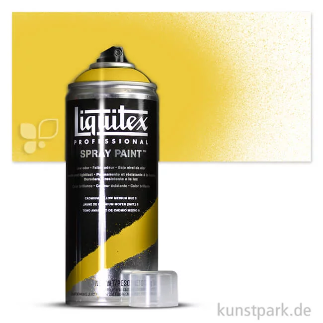 Artikelbild 1 des Artikels “Liquitex Spray Paint - Farbspray 400 ml Einzelfarbe | 5163 Kadmiumgelb Dunkel 5“