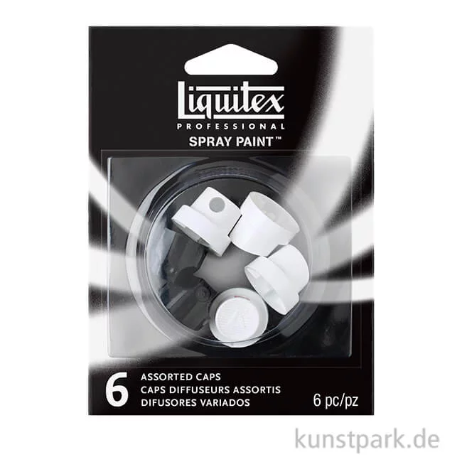 Artikelbild 1 des Artikels “Liquitex Spray Paint Sprühköpfe Gemischt 6 Stück “