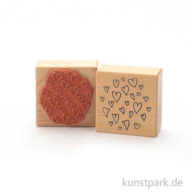 Artikelbild 1 des Artikels “Lorna Egan Stempel - Viele Herzchen - 6x6 cm “
