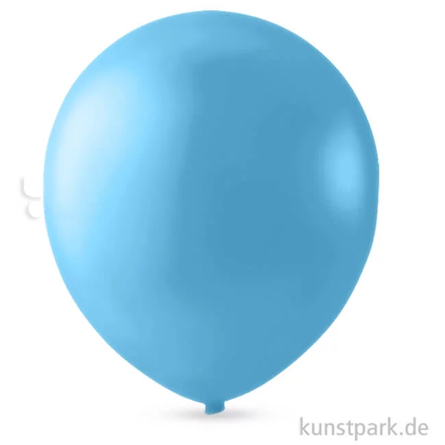 Artikelbild 1 des Artikels “Luftballons rund, Größe 23 cm 10 Stk. | Hellblau“
