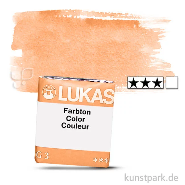 Artikelbild 1 des Artikels “Lukas 1862 Aquarellfarben 1/2 Napf | 1047 Echt-Orange“