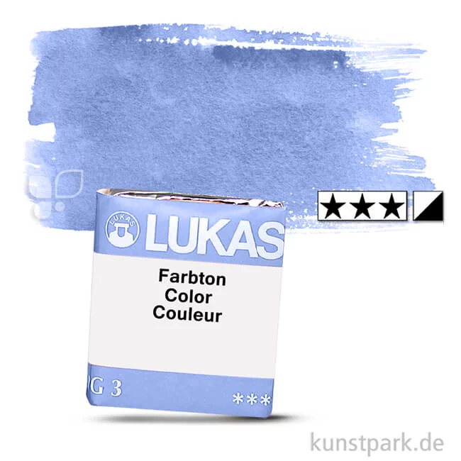 Artikelbild 1 des Artikels “Lukas 1862 Aquarellfarben 1/2 Napf | 1121 Coelinblau“