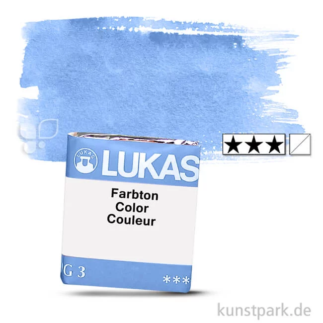 Artikelbild 1 des Artikels “Lukas 1862 Aquarellfarben 1/2 Napf | 1124 Phthalo Blau“