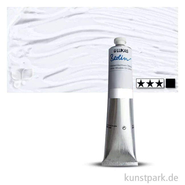 Artikelbild 1 des Artikels “Lukas BERLIN Wasser-Ölfarbe 200 ml | 0608 Titanweiß“