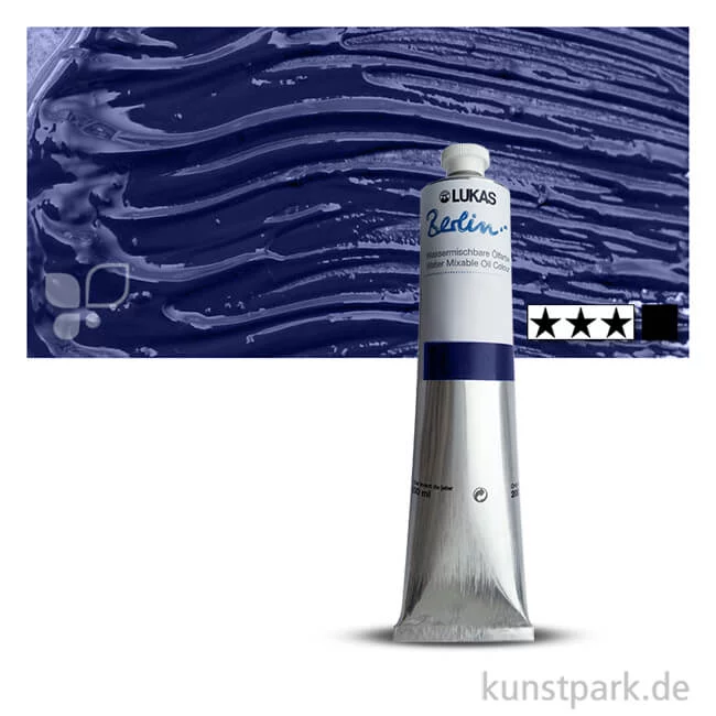 Artikelbild 1 des Artikels “Lukas BERLIN Wasser-Ölfarbe 200 ml | 0634 Preussischblau“