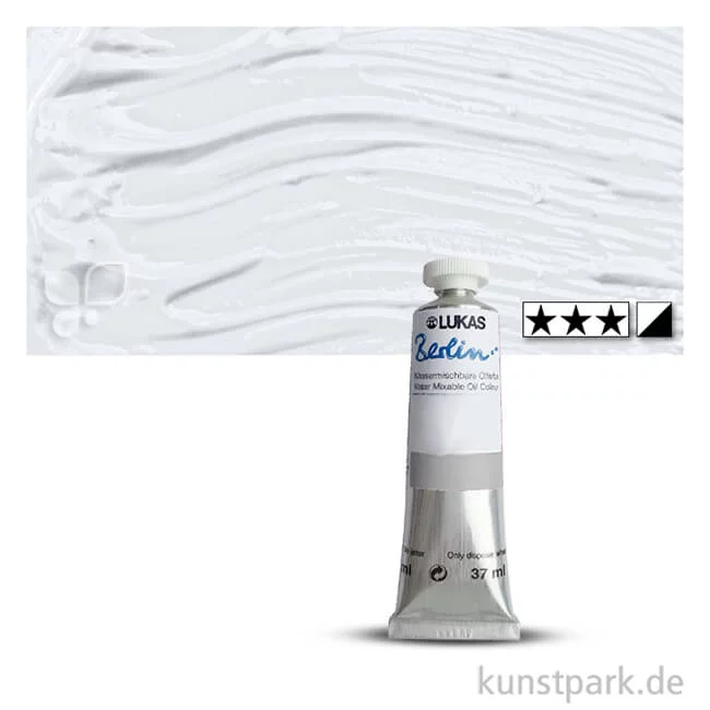 Artikelbild 1 des Artikels “Lukas BERLIN Wasser-Ölfarbe 37 ml | 0604 Zinkweiß“