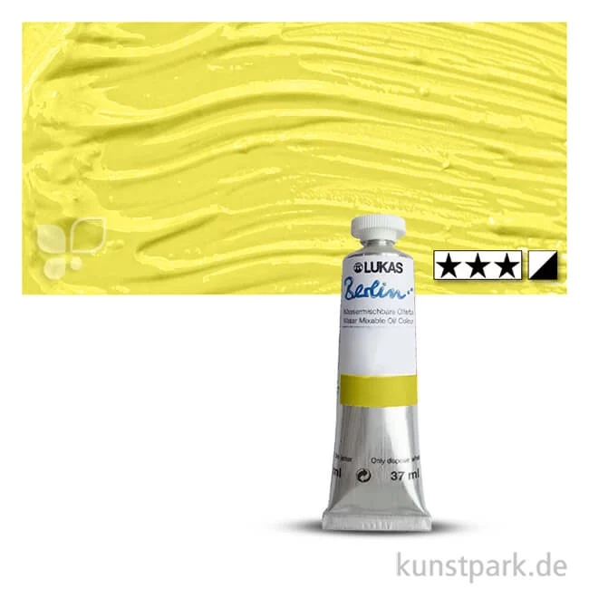 Artikelbild 1 des Artikels “Lukas BERLIN Wasser-Ölfarbe 37 ml | 0610 Primärgelb“