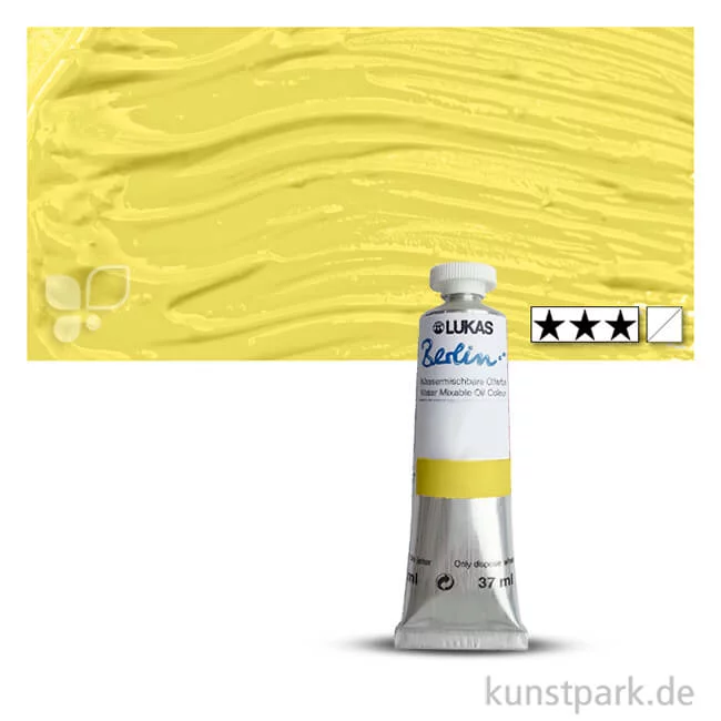 Artikelbild 1 des Artikels “Lukas BERLIN Wasser-Ölfarbe 37 ml | 0625 Zitronengelb“