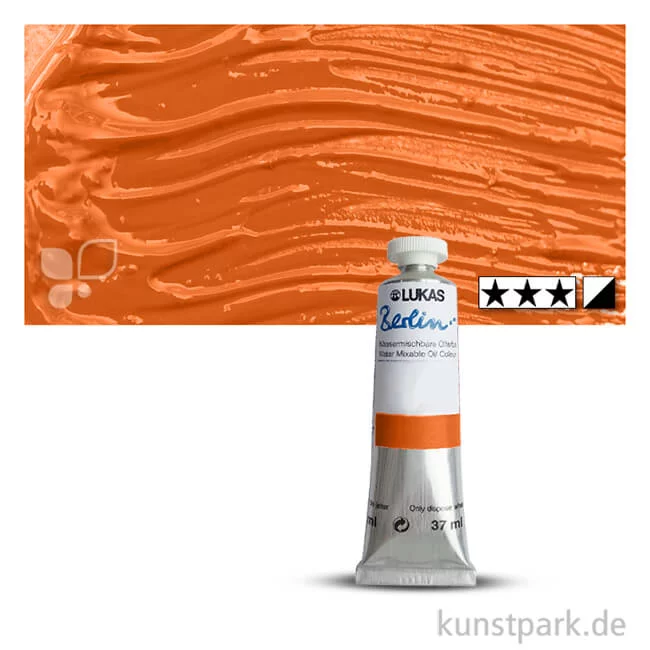 Artikelbild 1 des Artikels “Lukas BERLIN Wasser-Ölfarbe 37 ml | 0629 Kadmiumorgange (imit.)“