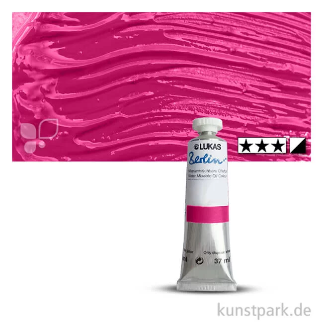 Artikelbild 1 des Artikels “Lukas BERLIN Wasser-Ölfarbe 37 ml | 0650 Magenta (Primär-Rot)“