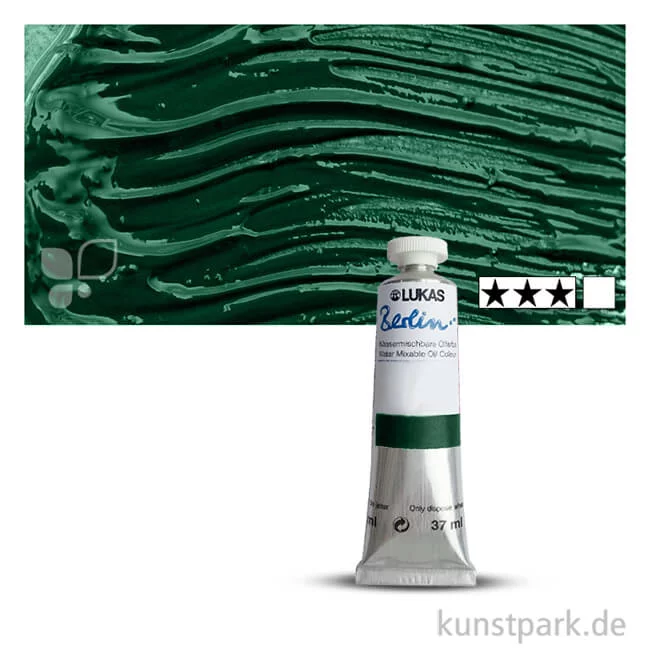 Artikelbild 1 des Artikels “Lukas BERLIN Wasser-Ölfarbe 37 ml | 0654 Chromoxidgrün feurig imit. (Phthalo)“