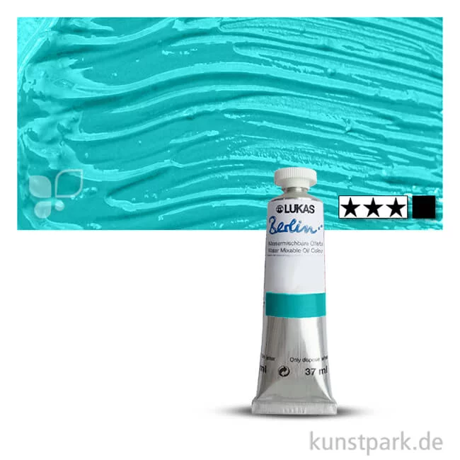 Artikelbild 1 des Artikels “Lukas BERLIN Wasser-Ölfarbe 37 ml | 0655 Türkis“