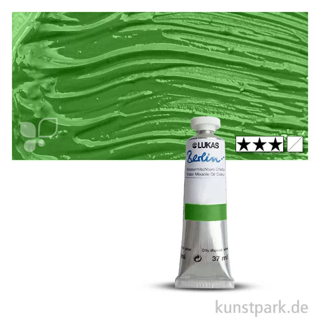 Artikelbild 1 des Artikels “Lukas BERLIN Wasser-Ölfarbe 37 ml | 0663 Permanentgrün hell“