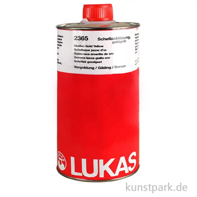 Artikelbild 1 des Artikels “Lukas Schellacklösung goldgelb, klassisches Naturharz, 1 Liter “