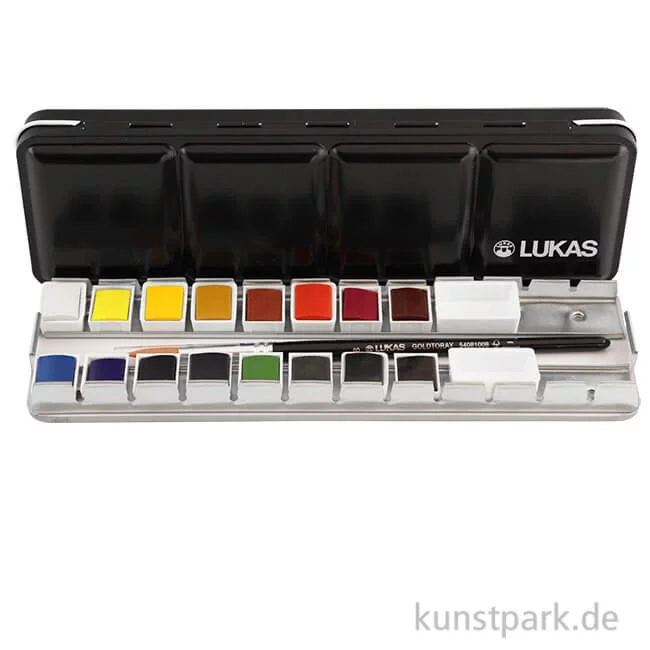 Artikelbild 1 des Artikels “Lukas STUDIO Aquarellkasten 16 halbe Näpfchen, Reserve “