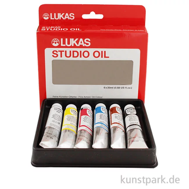 Artikelbild 1 des Artikels “Lukas STUDIO Öl Sortiments-Karton mit 6 Tuben 20 ml “