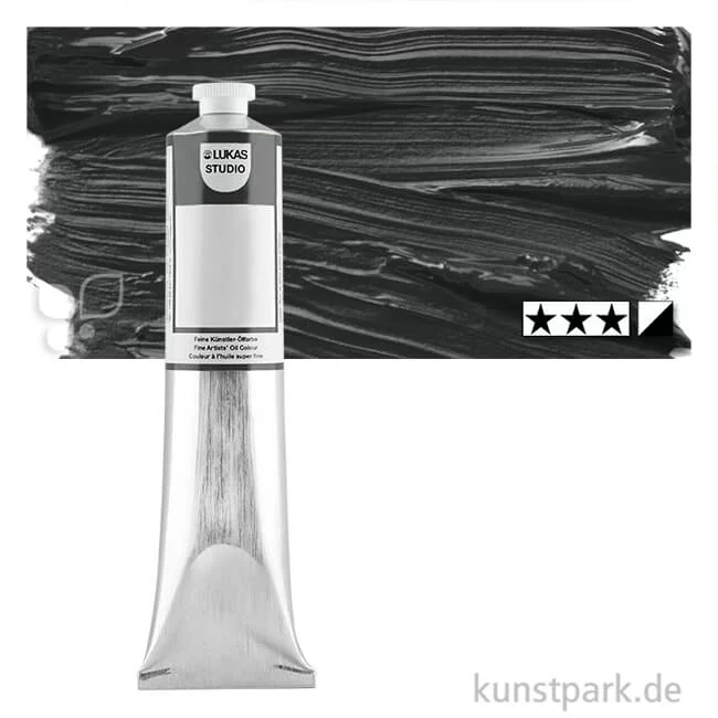 Artikelbild 1 des Artikels “Lukas STUDIO Ölfarben 200 ml | 0382 Elfenbeinschwarz“