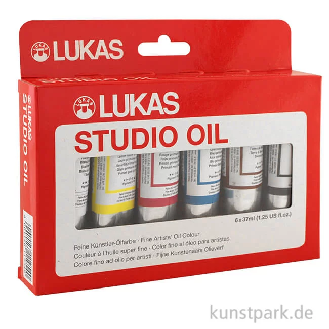 Artikelbild 1 des Artikels “Lukas STUDIO Ölfarben - Set mit 6 Tuben, je 37 ml “